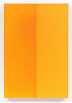 Michelle Benoit, Laminae, behind faux velvet: Orange Amber