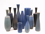 Berndt Friberg and Palshus, Eleven unique stoneware ceramic vessels