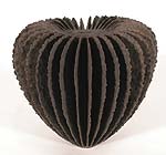 Ursula Morley Price, Brown Crackle Heart Form