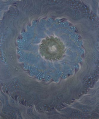 Blue/Silver Wheel