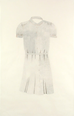 Grey Dress with Pink Dots